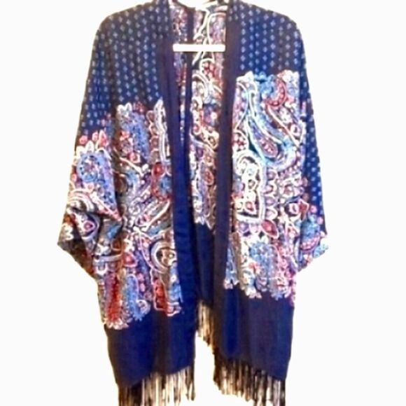 Roxy Fringe Kimono  - Picture 1 of 7